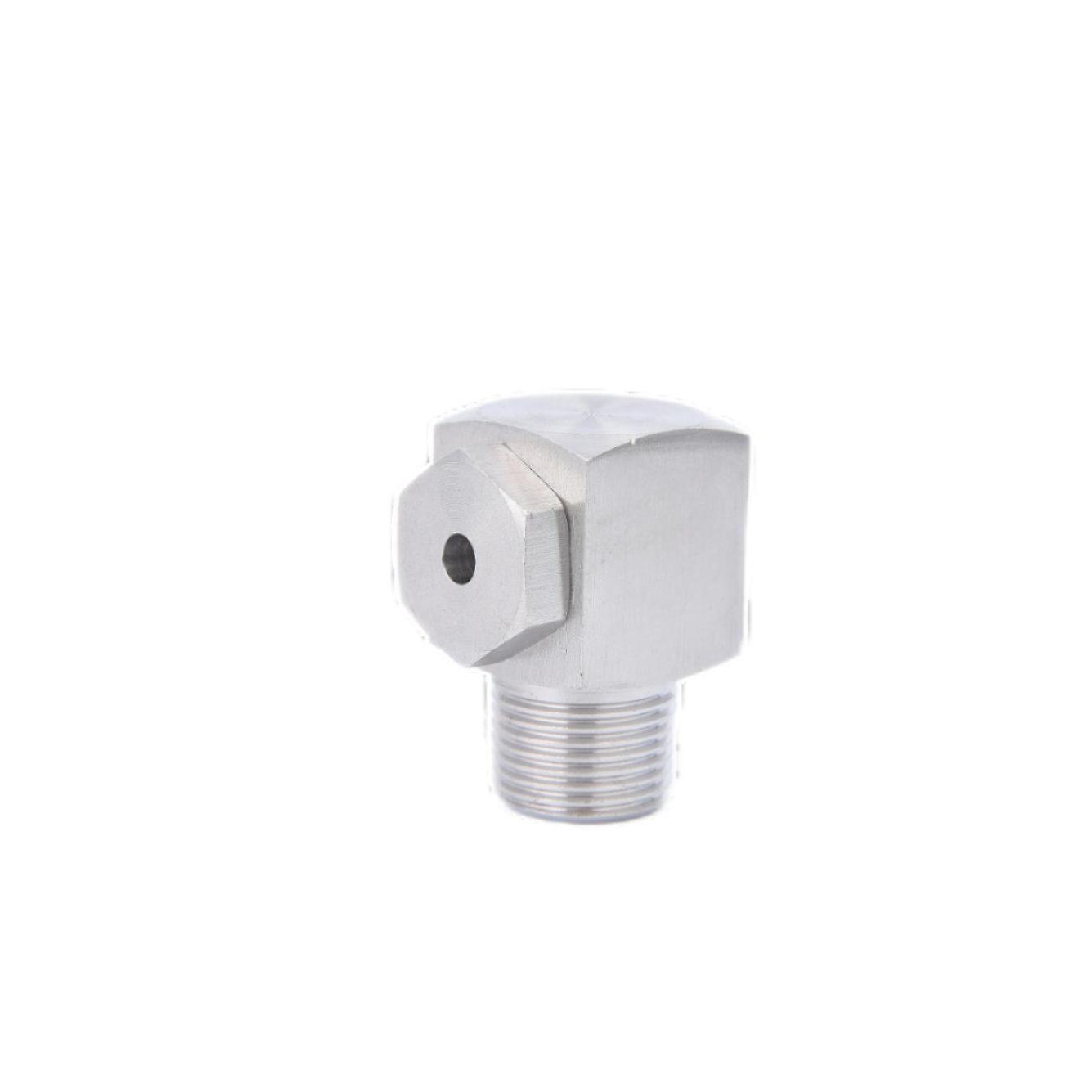 Stainless Steel Corner Hollow Cone Nozzle Elbow Cooling Wide-angle Full Cone water Spray Nozzle